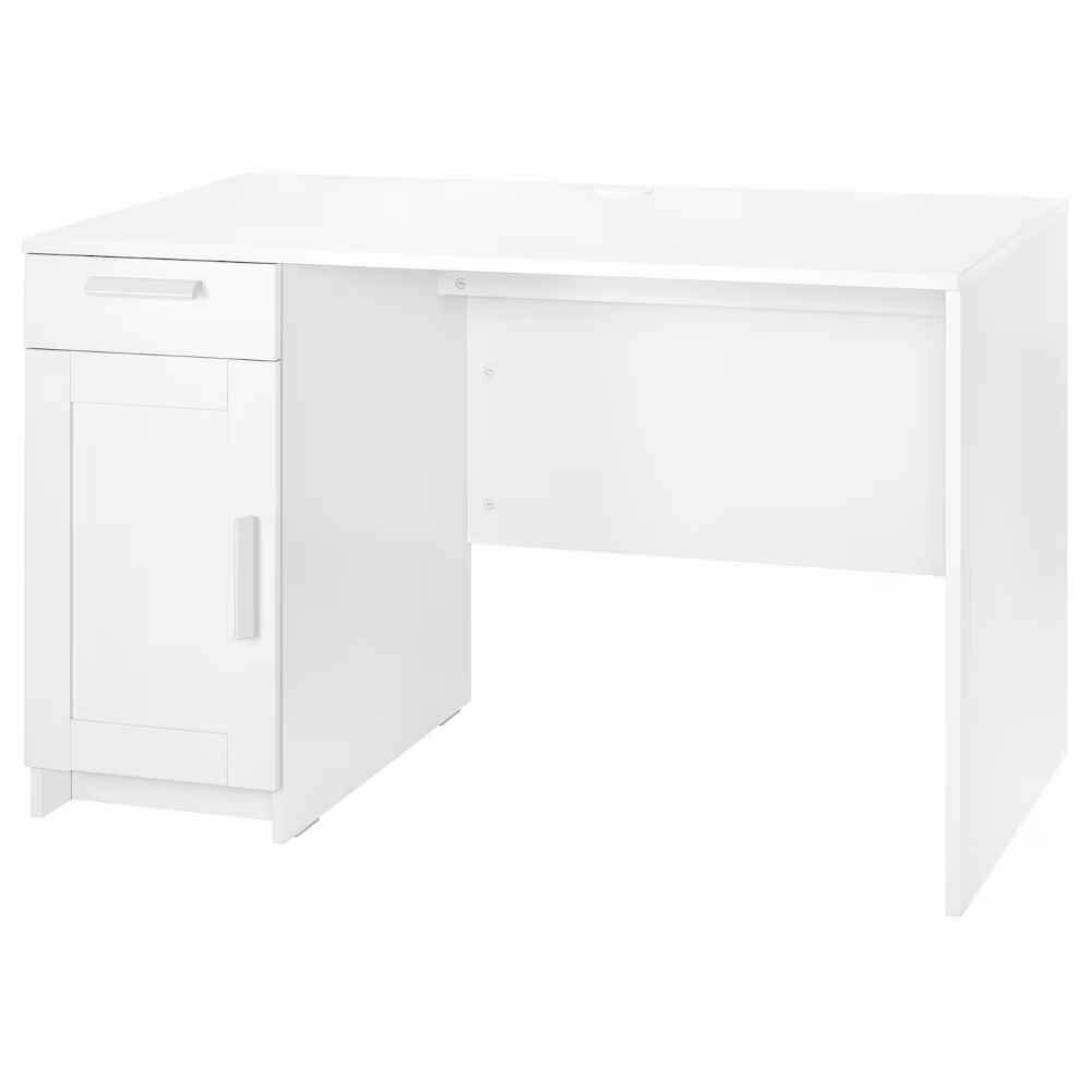 Письменный стол, белый, 120x65 см. икеа Бримнэс, IKEA Brimnes