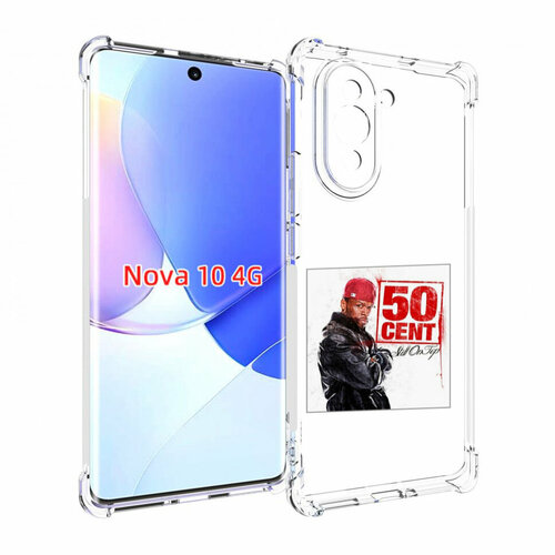 Чехол MyPads 50 Cent - Still On Top для Huawei Nova 10 задняя-панель-накладка-бампер чехол mypads 50 cent still on top для huawei nova y61 huawei enjoy 50z задняя панель накладка бампер