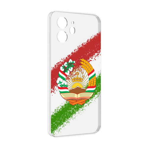 Чехол MyPads герб флаг Таджикистана для Oukitel C32 задняя-панель-накладка-бампер