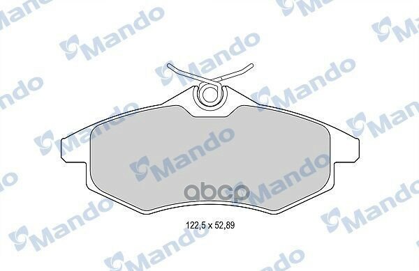 Колодки Тормозные Citroen C2, C3 (02-) (1.1/1.4) Передние (4Шт.) Mando Mando арт. MBF015170