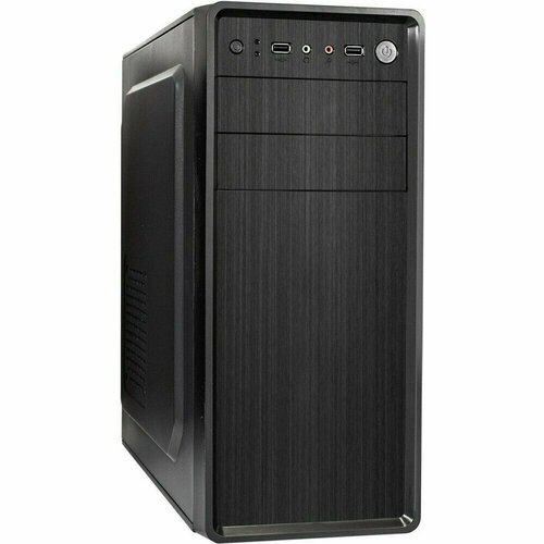 Корпус ExeGate XP-401 350W Black (EX283730RUS) корпус atx exegate xp 401 ex283730rus miditower xp350 120mm 2 usb audio black