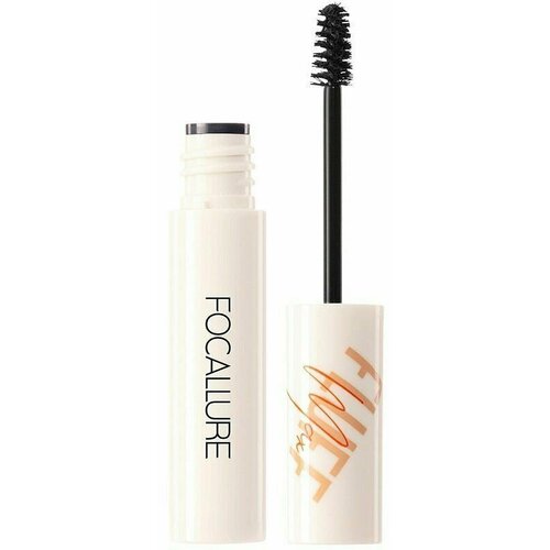 focallure гель для бровей fluffmax tinted brow mascara тон 02 светло коричневый 4 г Гель для бровей, Focallure, Fluffmax Tinted Brow Mascara, тон 01, 4 г