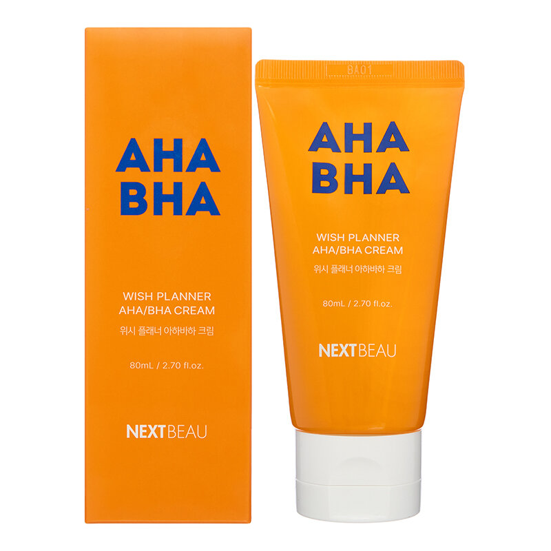 NEхTBEAU Wish Planner AHA/BHA Cream Крем с AHA/BHA кислотами для проблемной кожи 80мл