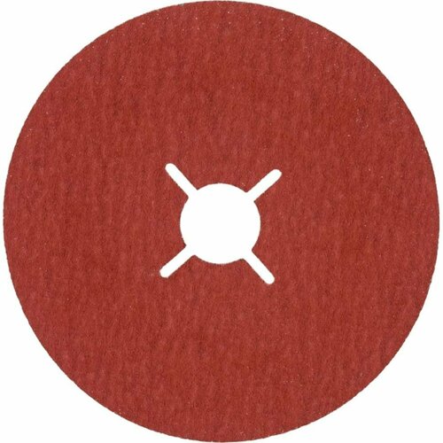 Керамический фибровый диск со шлицами XF885 (1 шт, 125х22 мм, P80) VSM 004969