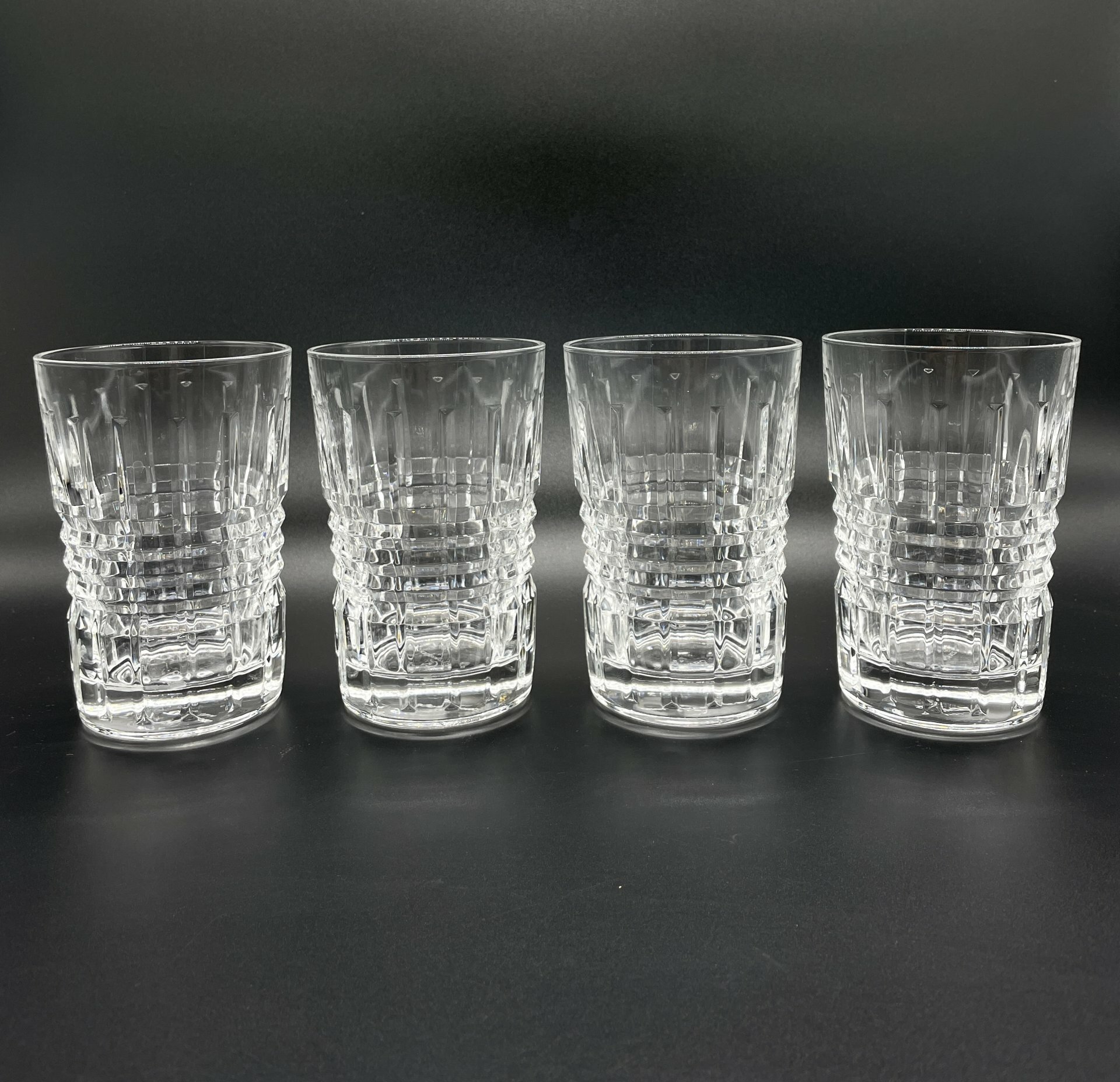 фото Набор из 4-х стаканов "Crystal Darques", хрусталь, Франция, 2018-2021 гг.