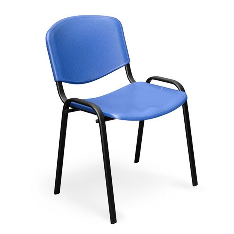 Стул Easy Chair Rio Изо, нагрузка до 100 кг, черный, пластик синий