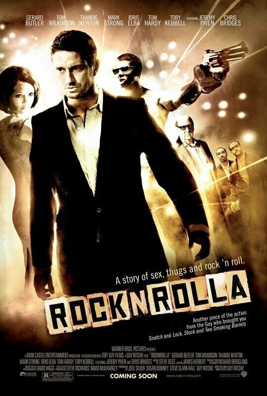 Плакат, постер на бумаге Рок-н-рольщик (RocknRolla), Гай Ричи. Размер 42 х 60 см