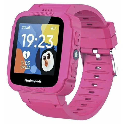 Детские умные часы ELARI Findmykids Pingo Pink 331002 252100₽