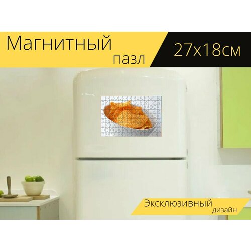 Магнитный пазл Картошка, чаша, еда на холодильник 27 x 18 см. магнитный пазл картошка еда на холодильник 27 x 18 см