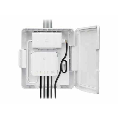 ubiquiti unifi switch flex poe коммутатор 5x1g rj45 раздача 46 вт Монтажный бокс Ubiquiti USW Flex Utility