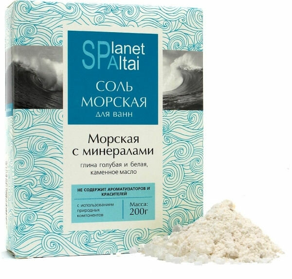 Planeta Spa Altai Соль "Морская с минералами", 200 г (Planeta Spa Altai, ) - фото №1