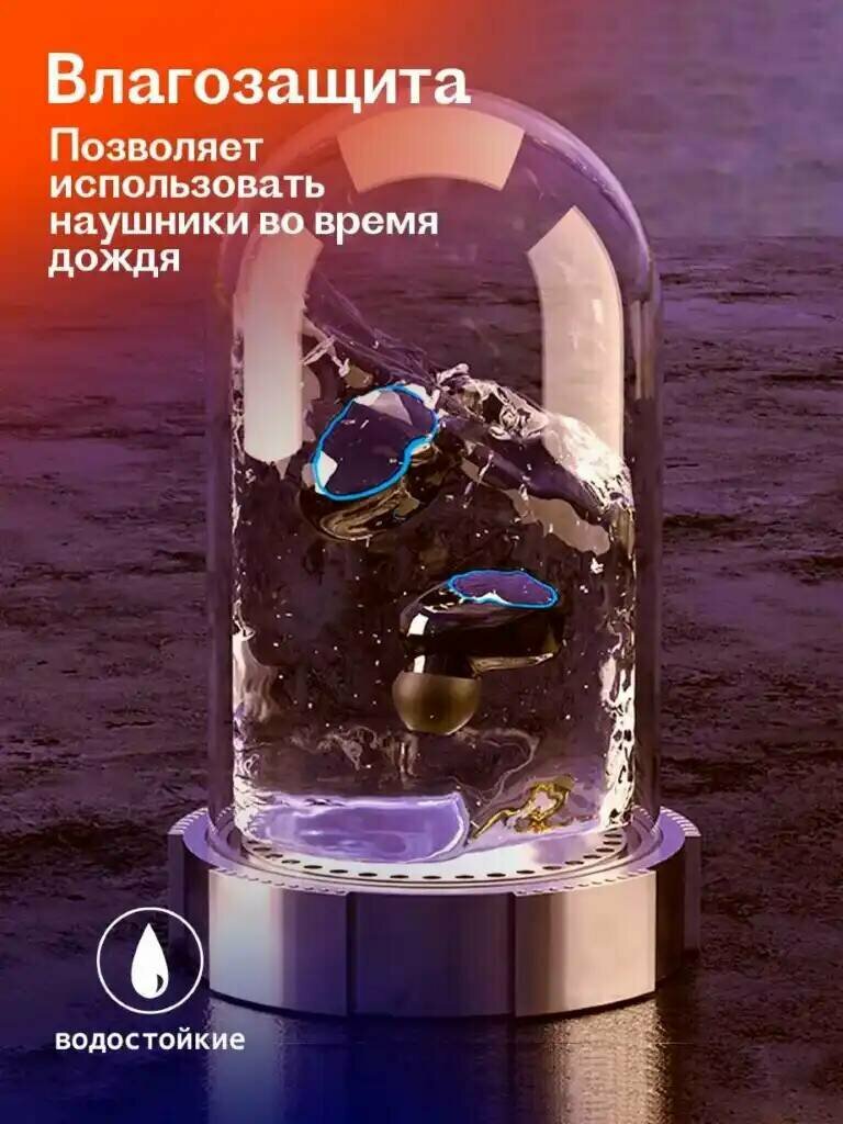 Беспроводные наушники блютуз М10 / "Беспроводные" Bluetooth наушники с функцией Power Bank — фото 1