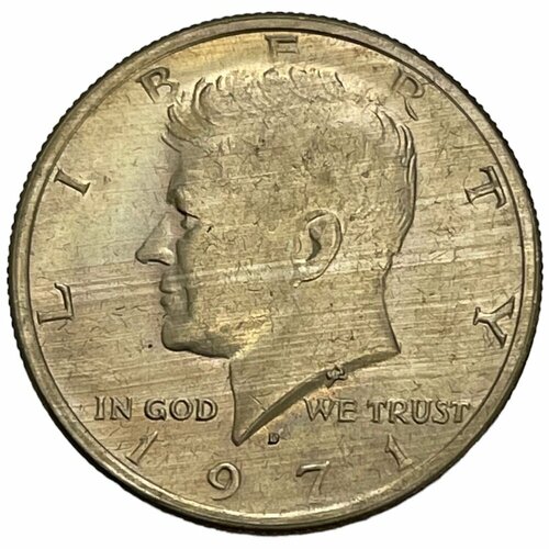 США 50 центов (1/2 доллара) 1971 г. (Полдоллара Кеннеди) (D) сша 50 центов 1 2 доллара 1985 г полдоллара кеннеди d