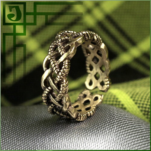 фото Кольцо joker-studio, безразмерное, золотой joker studio