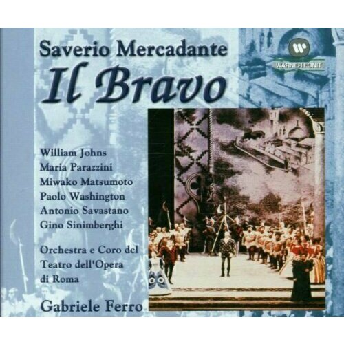 AUDIO CD Mercadante - Il Bravo (Rome Opera). Gabriele Ferro. 3 CD