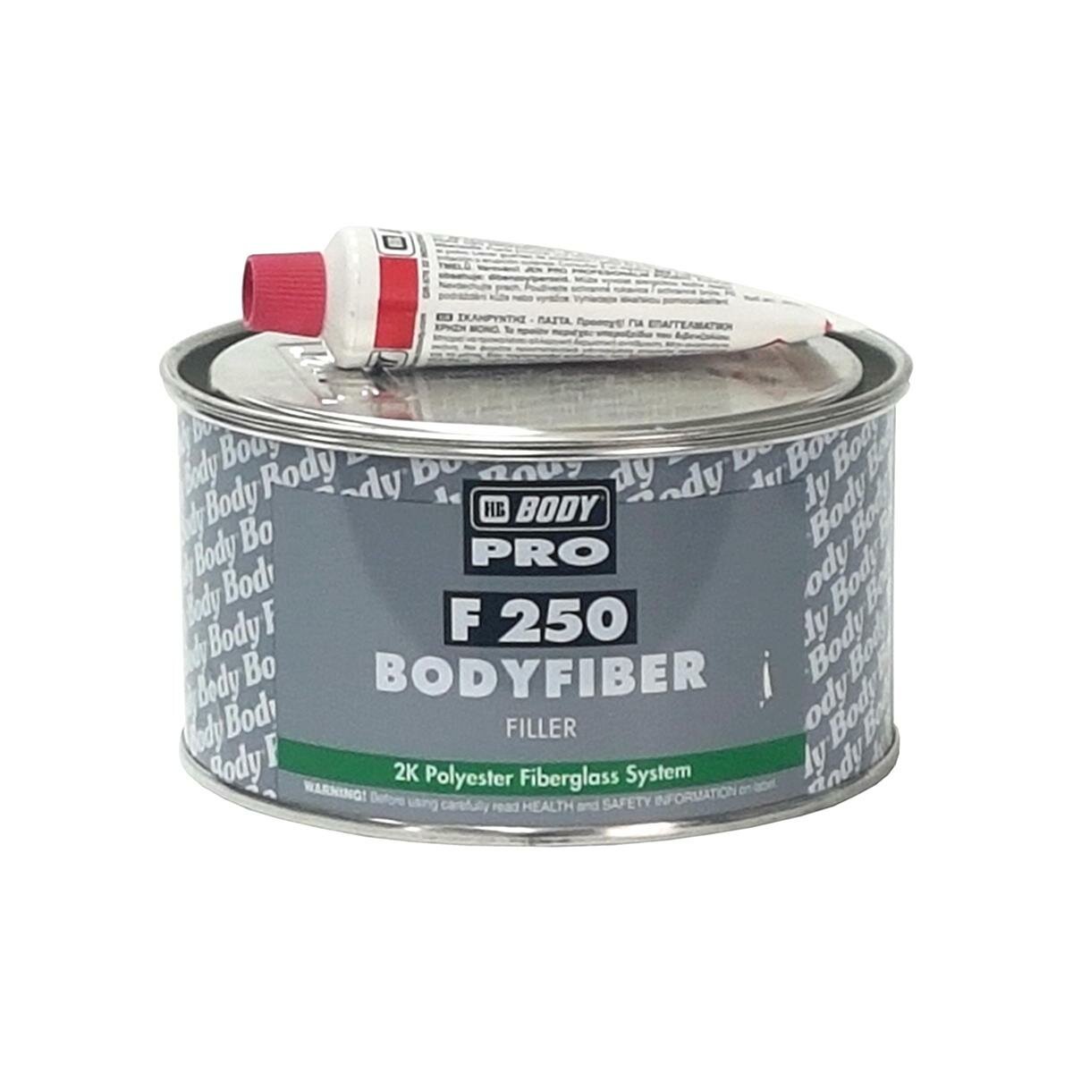 Шпатлевка автомобильная со стекловолокном Body F250 Bodyfiber Pro 0,75 кг.