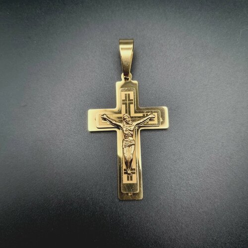 Славянский оберег крестик золотистый 918₽