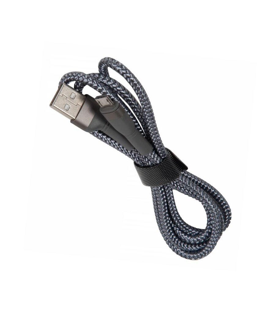 Cable / Кабель USB REMAX RC-124m Jany Series для Micro USB, 2.4А, длина 1.0м, серебристый