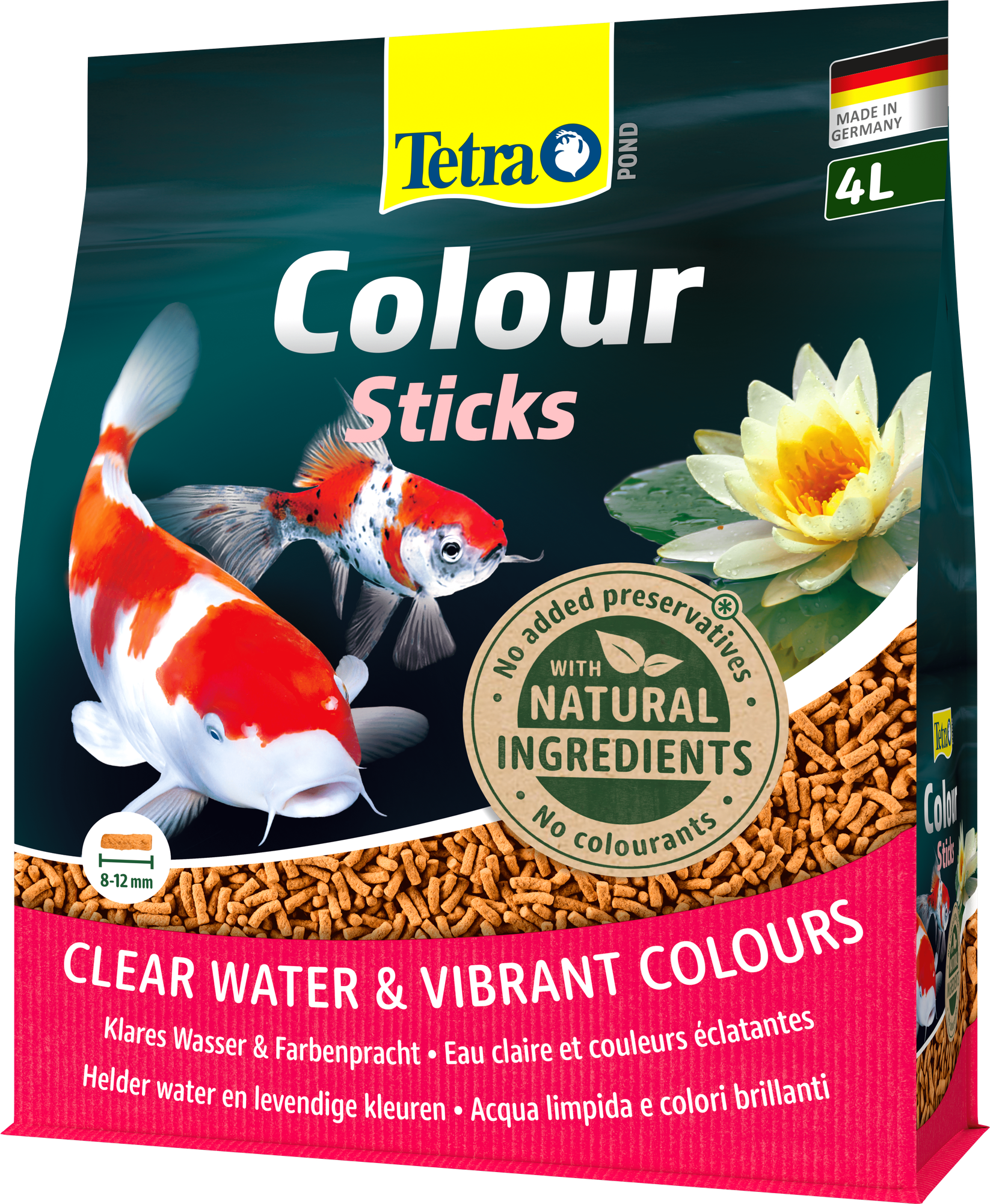 Корм для прудовых рыб Tetra Pond Colour Sticks 4 л (палочки) — фото 1