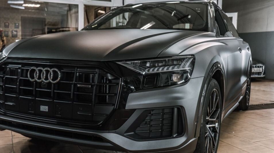 Плёнка для оклейки (1,2 x0,1м) / Чёрный матовый — фото 1