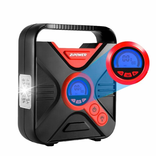 Zipower Автомобильный компрессор с цифровым манометром шт 2410₽