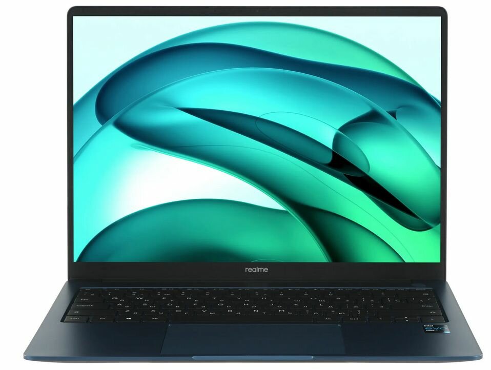 14" Ноутбук realme Book Prime 14 (6660092) голубой - 2160x1440, IPS, Intel Core i5-11320H, ядра: 4 x 2,5 ГГц, 16 ГБ, SSD 512 ГБ, Intel Iris Xe Graphics, Windows 11 Home