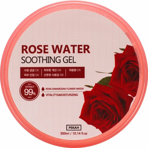 PEKAH Универсальный гель для лица и тела с цветочной розовой водой 300мл 415₽