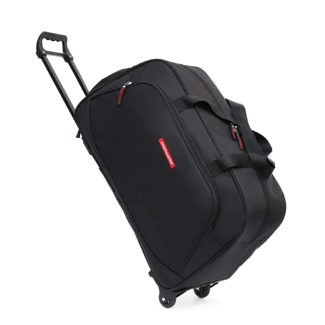 фото Сумка дорожная на колесах с выдвижной ручкой для ручной клади