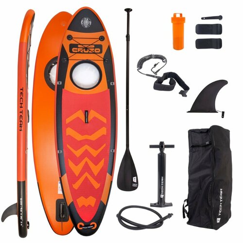 Сапборд TECH TEAM Cruzo (orange) 290x77x10 см (с окном) NN012791 NN012791