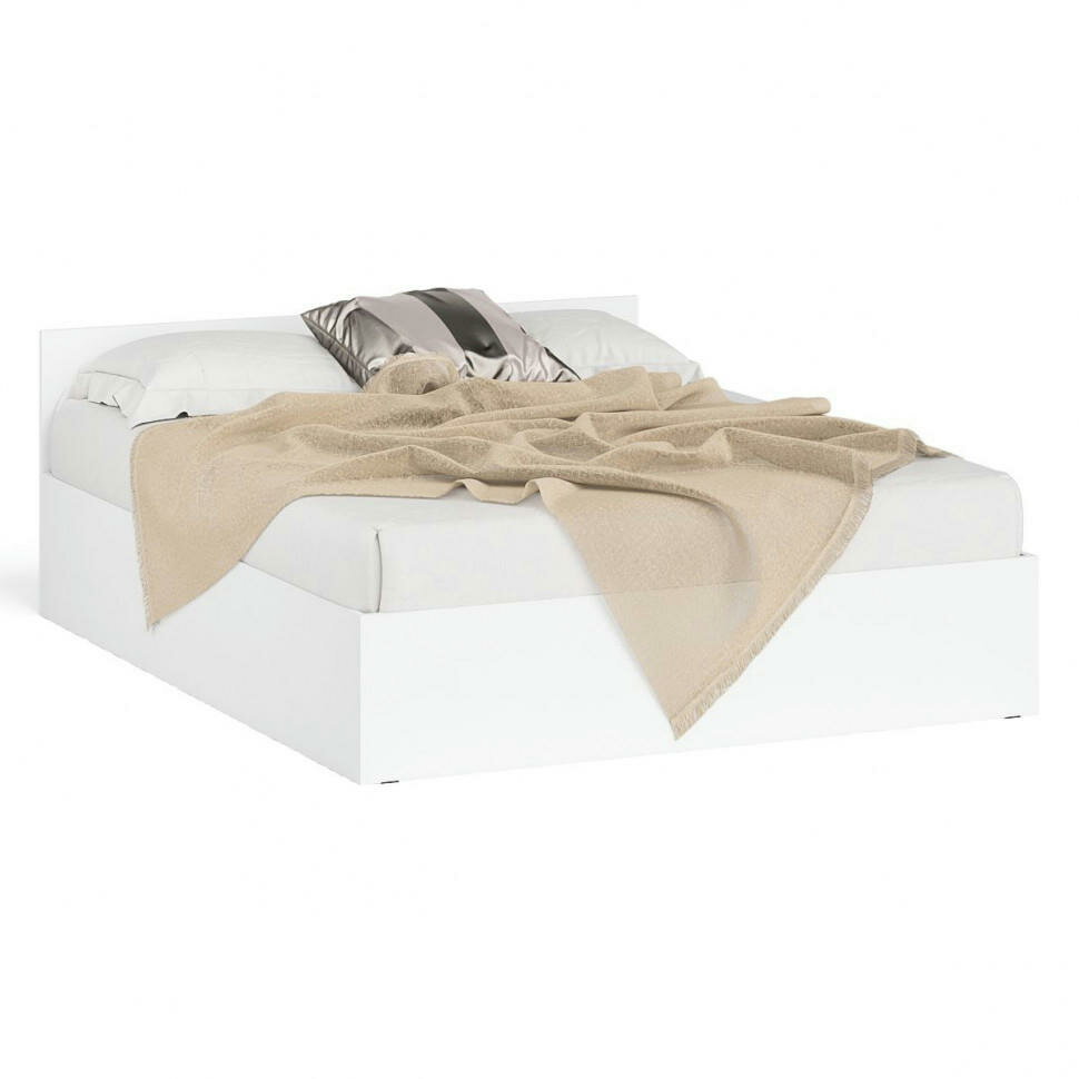 фото Кровать СВК Мори 1600 Белый