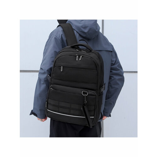 Рюкзак PICANO унисекс с кошельком черный