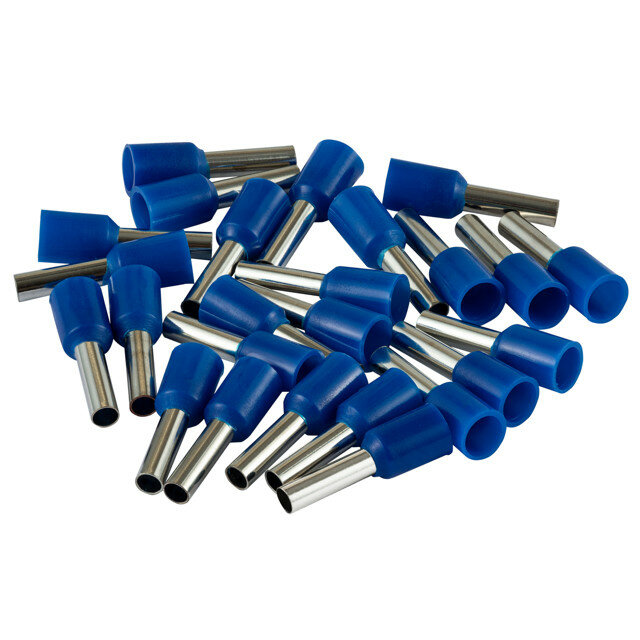Наконечник-гильза DUWI 25мм 25шт синий