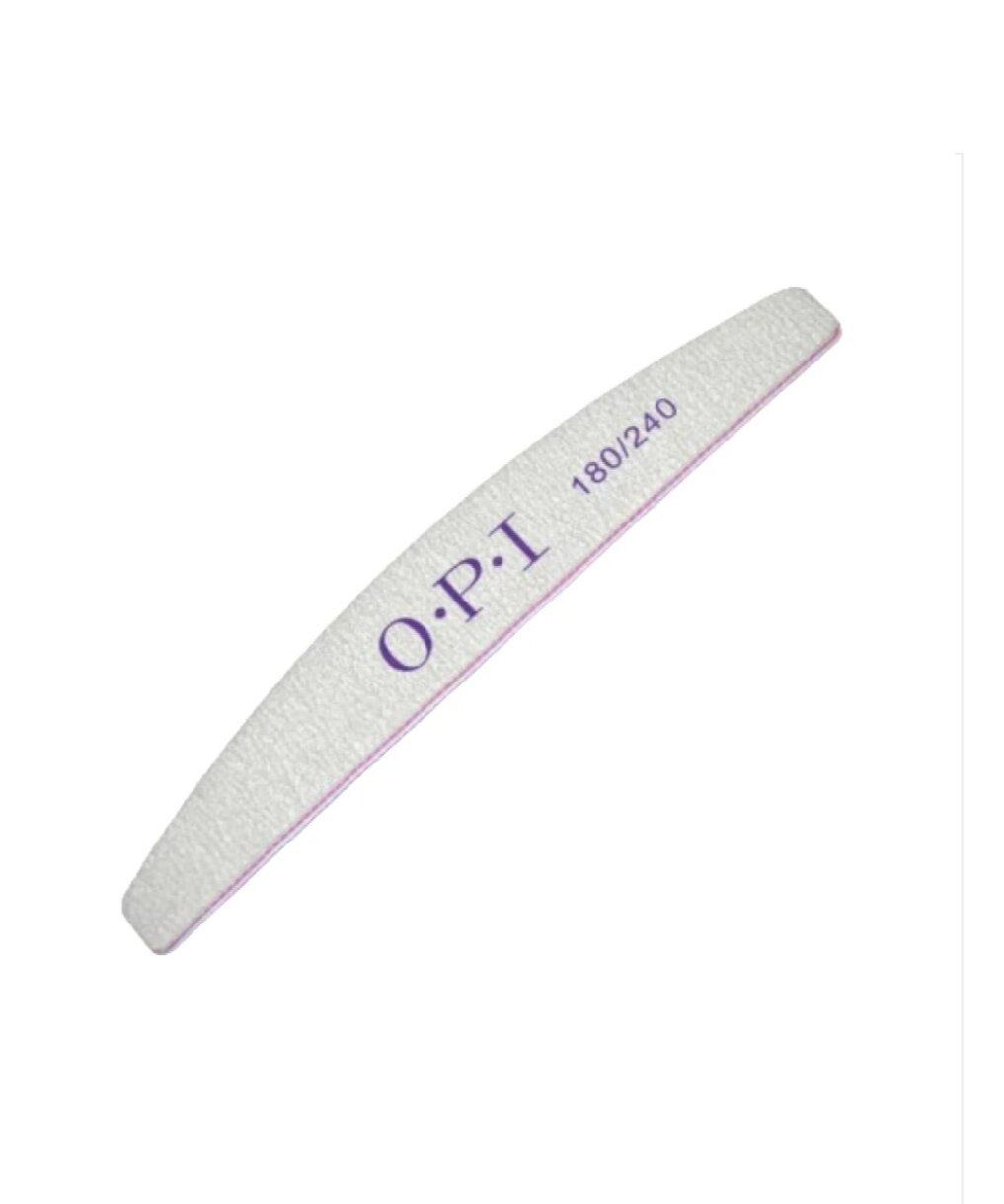 OPI пилки для изменения длины 180/240, 5шт, полумесяц — фото 1
