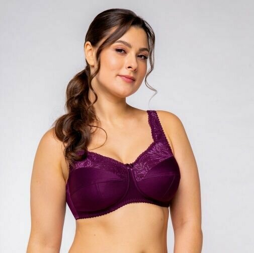 Бюстгальтер ортопедический после мастэктомии 0918 Валерия темный виноград 100F