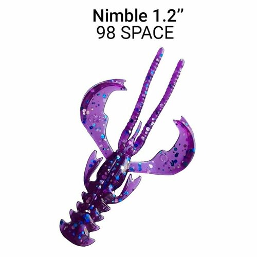 Силиконовые приманки Crazy Fish Nimble 1.2