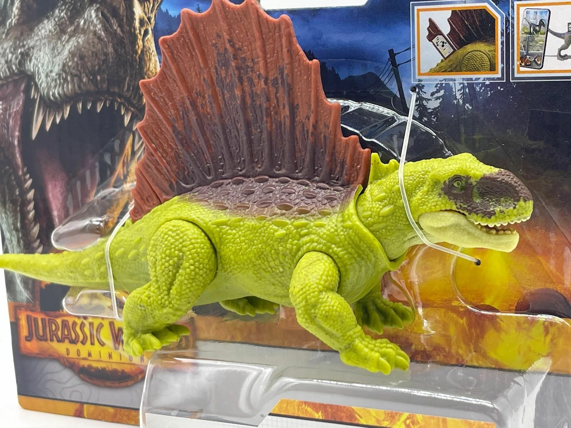Фигурка динозавра Dimetrodon Ferocious Pack Свирепая стая Mattel Jurassic World Dominion