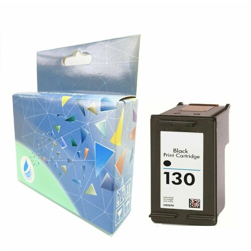 Картридж C8767 для HP № 130 Black AQUAMARINE (Совместимый) Черный