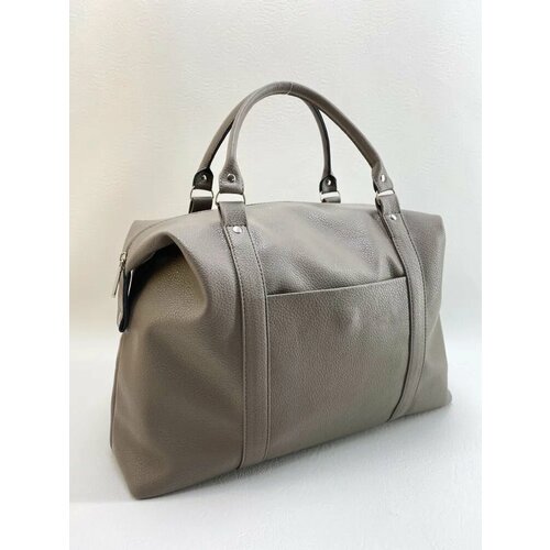 Сумка спортивная NSbags, 24 л, 51х35х14 см, ручная кладь, кофейный