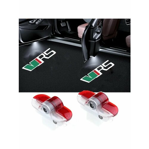 2 шт светодиодный автомобильный декор двери 3D призрачная тень проектор любезные огни логотип для Skoda Octavia A5 1Z 2 MK2 2001-2012 2008 2007 VRS 973₽