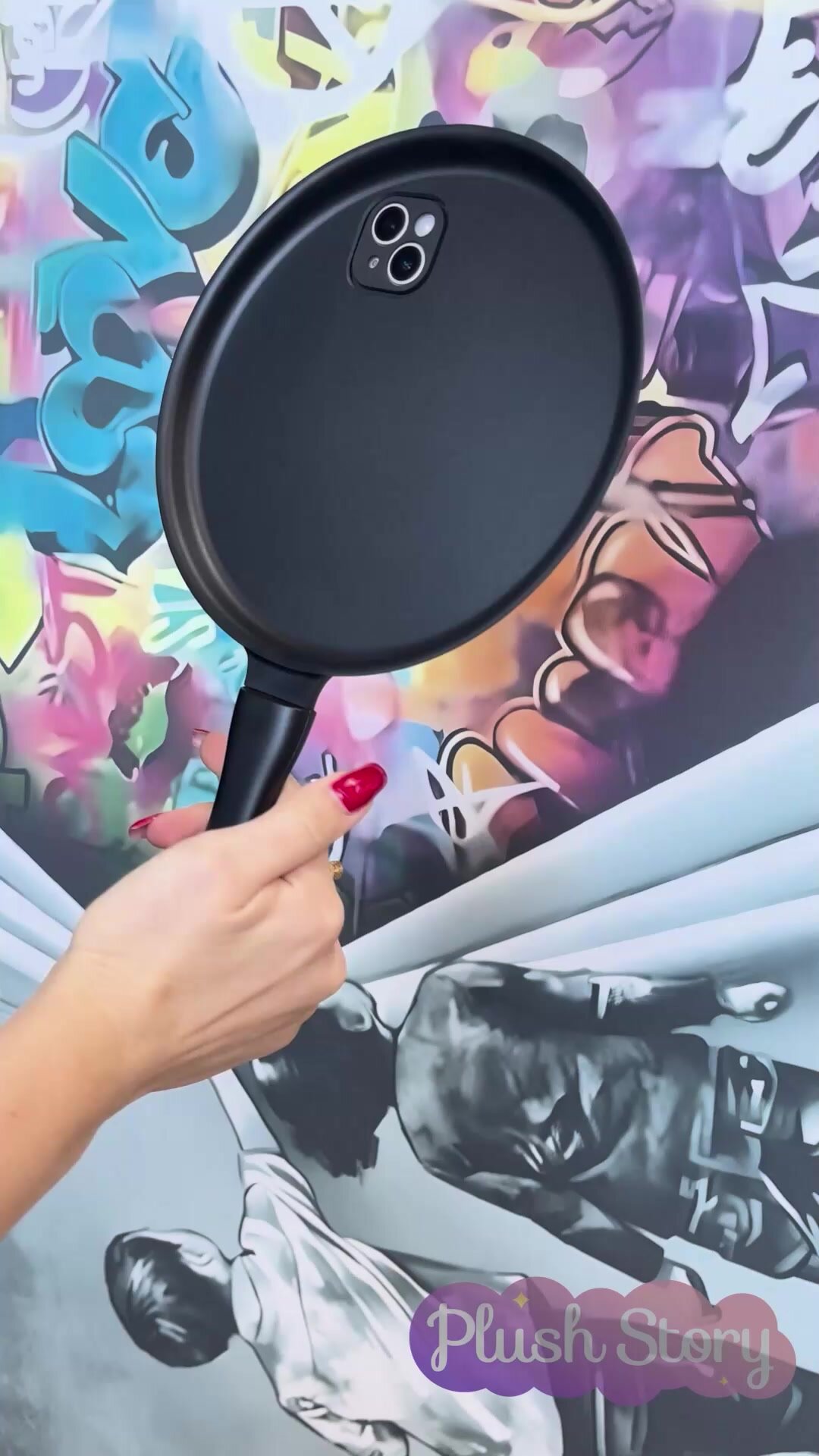 Прикольный чехол на iPhone айфон 16 Pro Сковородка — фото 1