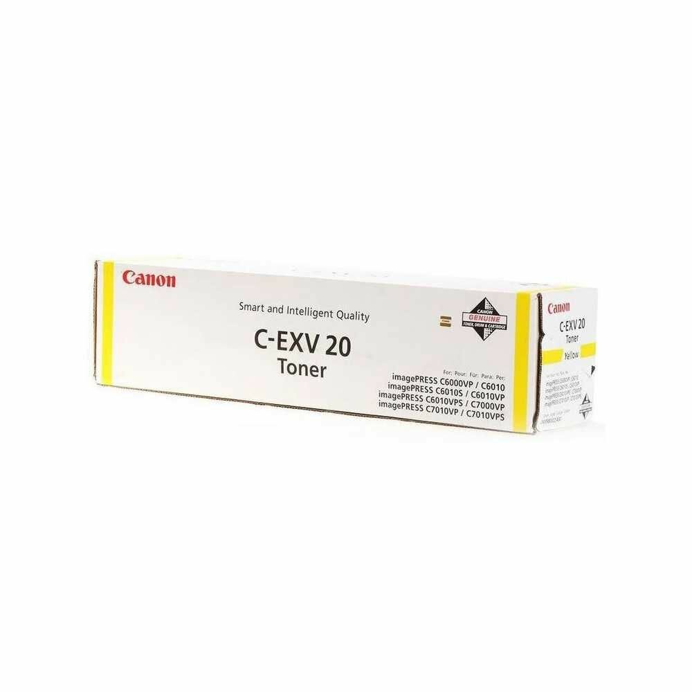 C-EXV20 Toner Yellow Canon - фото №1