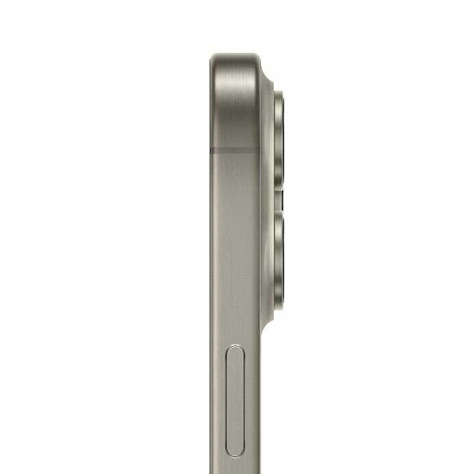 Смартфон Apple iPhone 15 Pro Max, Natural Titanium/Титан, (Sim+eSim), 8/256 ГБ, темно-бежевый — фото 1