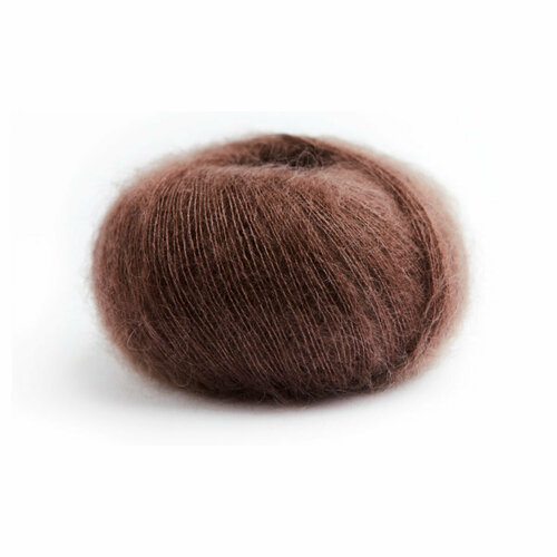 Premia /Премия/ пряжа Lamana (60% суперкид мохер, 40% шелк), 5*25г/300м (48, macadamia (макадамия), коричневый)