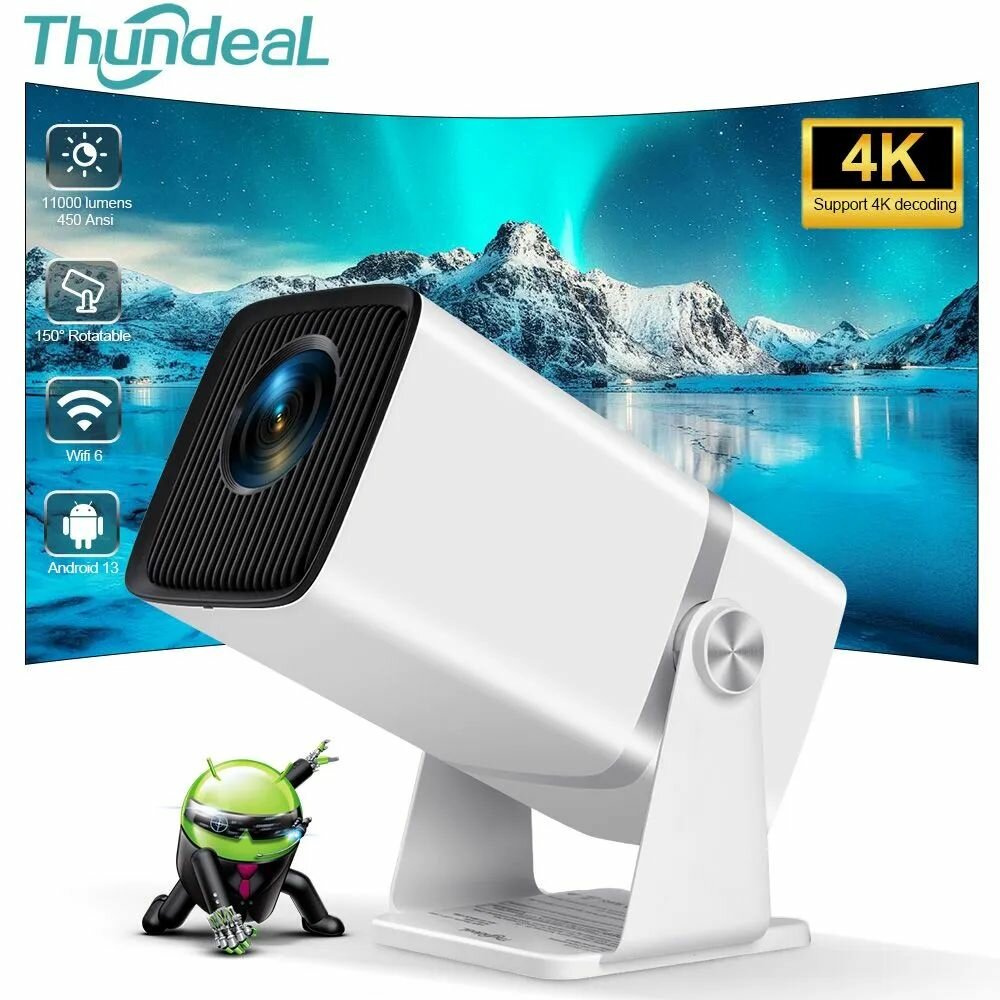 Проектор Thundeal TD80W Anrodid WIFI BT Fullhd
