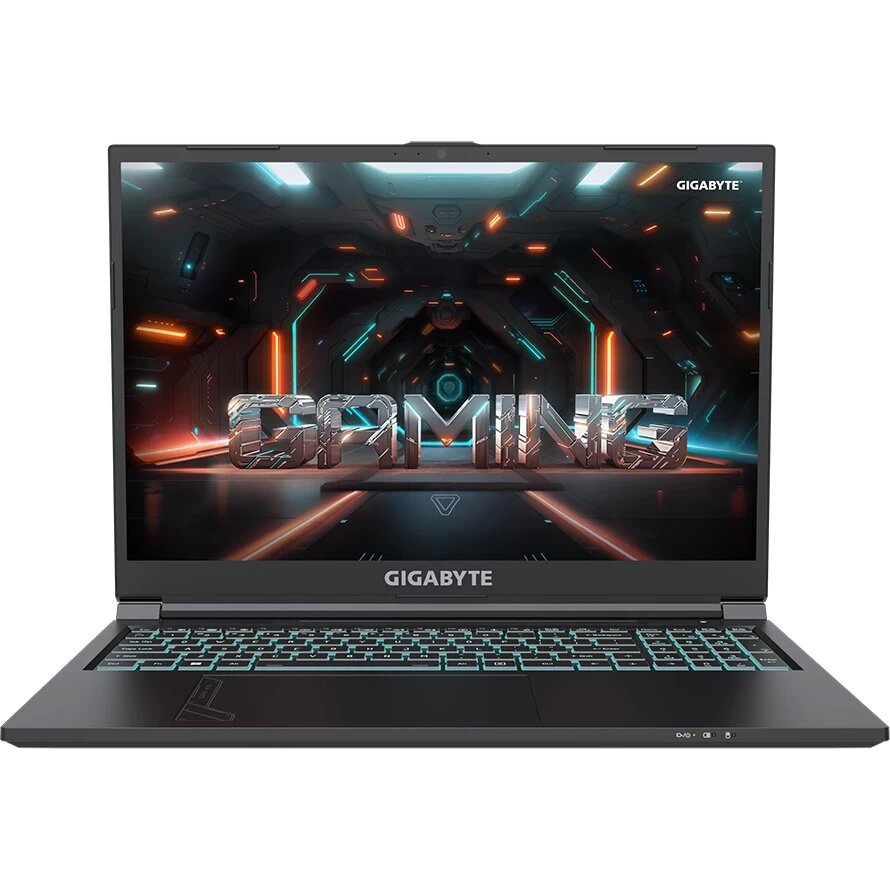 Ноутбук GIGABYTE G6 KF (KF-H3KZ853KD) Intel Core i7-13620H/16Gb/SSD512Gb/RTX4060 8Gb/16"/IPS/FHD+/165Hz/NoOS/Black