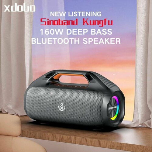 Портативная беспроводная Bluetooth-колонкамузыкальный центр xdobo Sinoband Kungfu Bluetooth 53 блоком питания мощностью 160 Вт флэш-памятью USB microSD AC-100V-250V 14081₽