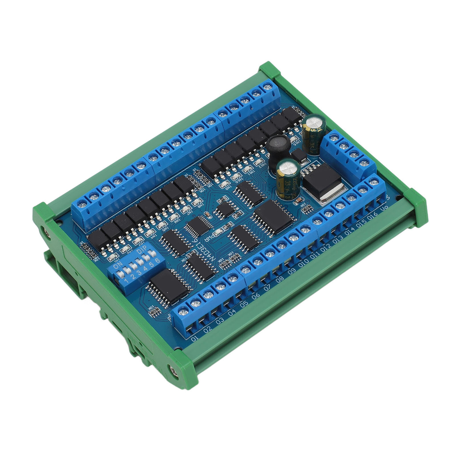 PLC Расширительная плата с RS485, 16 входов и 16 выходов, 6 команд, для модулей Modbus RTU