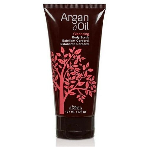 Body drench argan oil cleansing body scrub - Очищающий скраб для тела с аргановым маслом, 177 мл