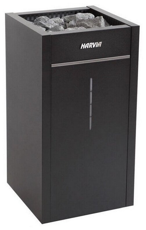 Электрическая печь Harvia Virta Combi HL 110 S Black (черная, без пульта, с парогенератором)