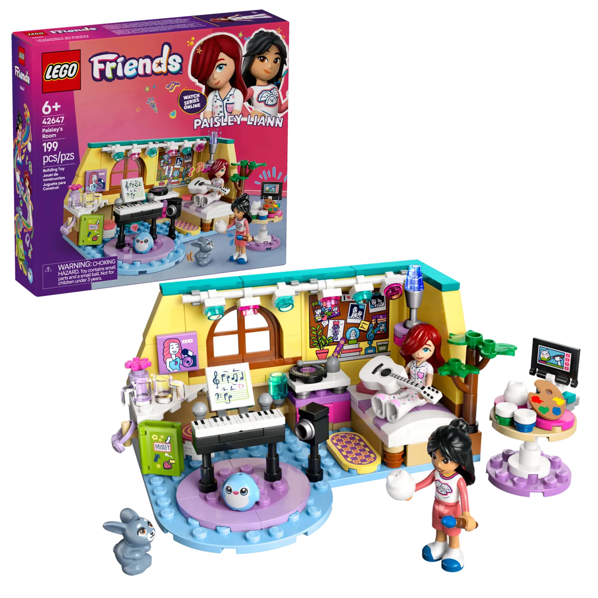 Конструктор LEGO® Friends Paisley's Room 42647 Комната Пейсли, 199 дет.
